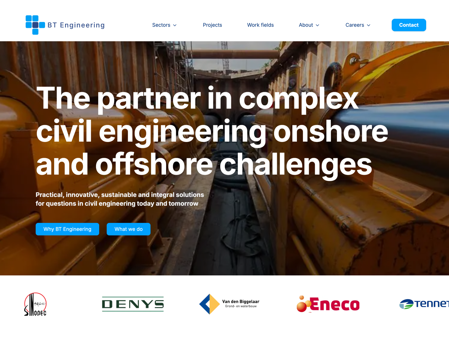 BT Engineering homepage